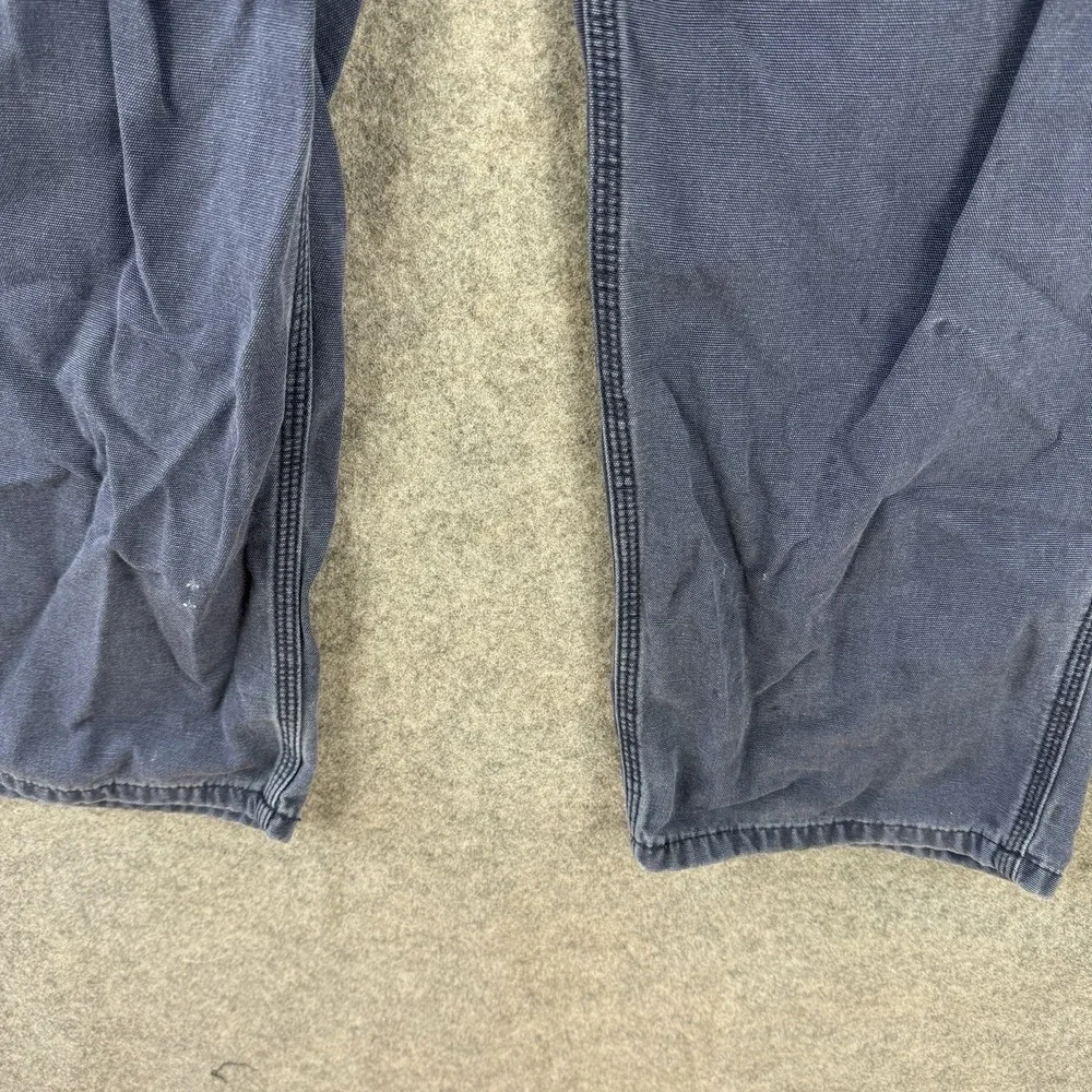 Carhartt FR Cargo Pants Mens 38x30 Navy Blue Flame Resistant Canvas CAT 2